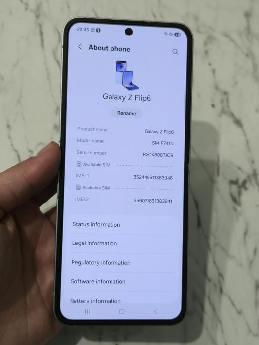 Vand/Schimb Samsung Z Flip6 256gb