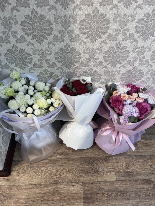 Букеты цветов.,.