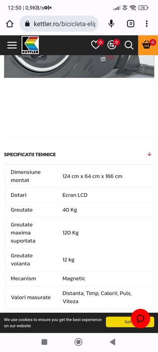 Bicicleta eliptica fitness gimnastica TOORX schimb cu bicicleta medica