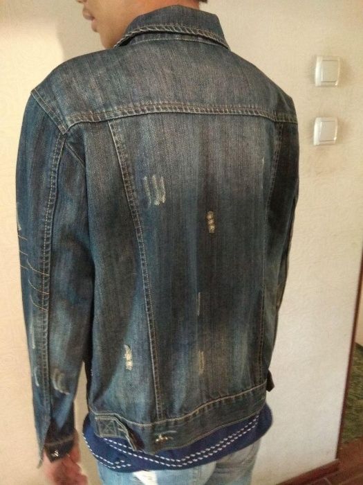 Куртка джинсовая, весенняя, размер 46