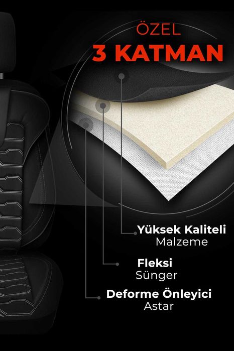 Комплект премиум тапицерия Panda Ucak - различни цветове