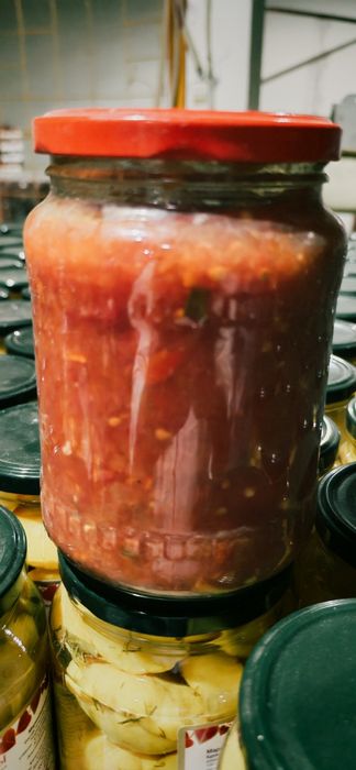 Маринованные помидоры и патисоны