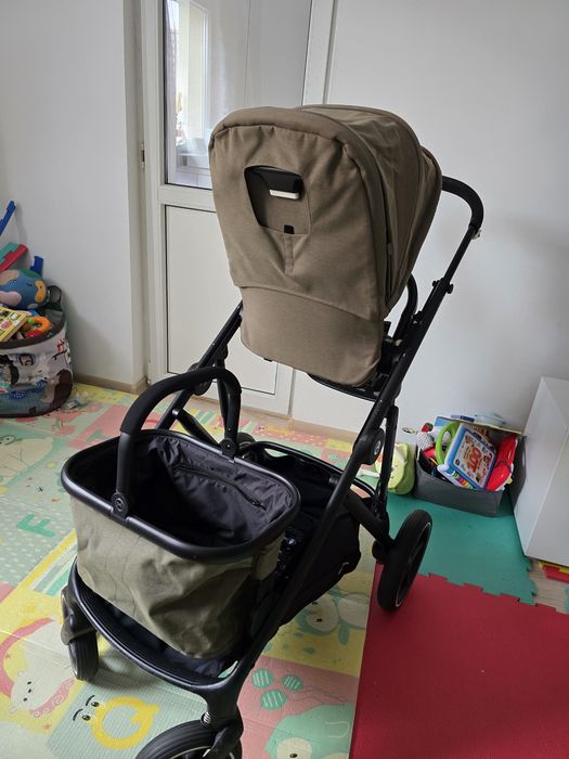 Vand Carucior Gemeni Cybex Gazelle S - Configuratie Dubla (Kaki) + BONUS
