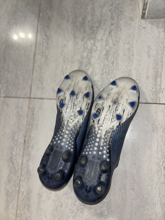 Ghete fotbal Adidas X 19+ FG elite | Laceless | Marimea 47 1/3 | Albastru