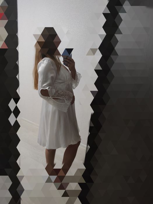 Комплект халат и пеньюар