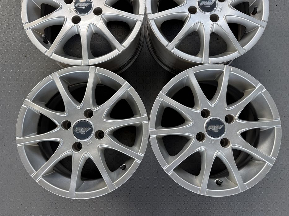 4бр. ОТЛИЧНИ 15” Джанти “PLW” 4х108 за -FORD/MAZDA/VOLVO/други- 6.5Jx15H2, ET38