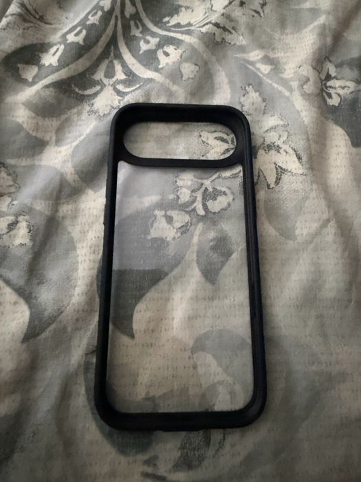 Калъф iPhone air прозрачен с черен кант