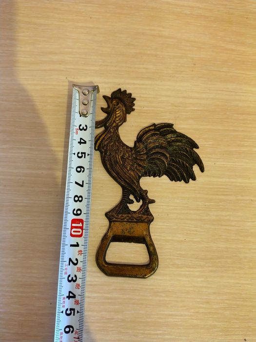 Колекционерска Стара Бронзова Отварачка-Петел
