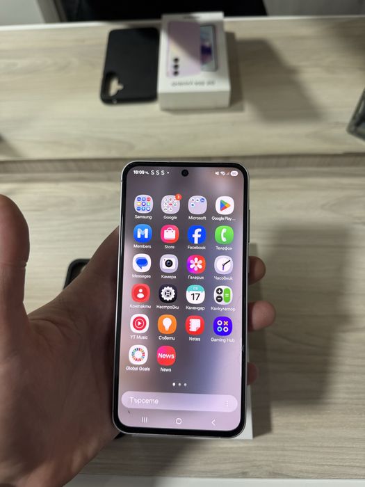 Samsung Galaxy A55 – 128GB – розов (лилав нюанс)