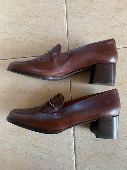 Нови обувки Wall Street-еленска кожа, № 40