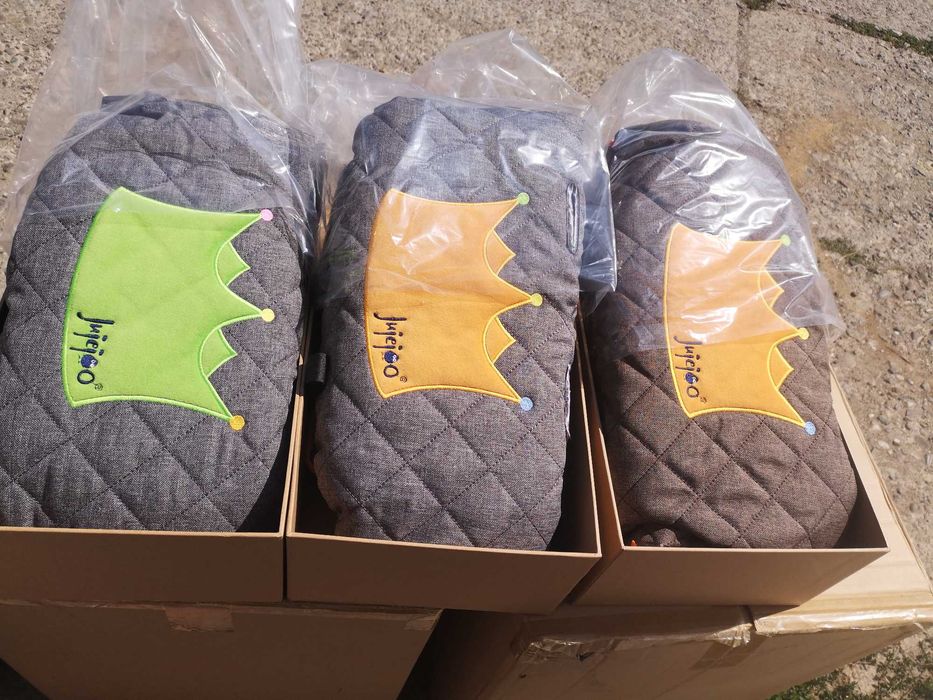 Husă bebe NOUĂ căruț cărucior scaun auto etc, Jujejoo Germany, ideale cadou
