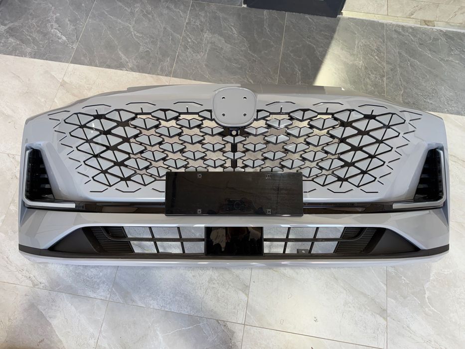 Передний бампер Changan 55 Plus  Атомный серый
