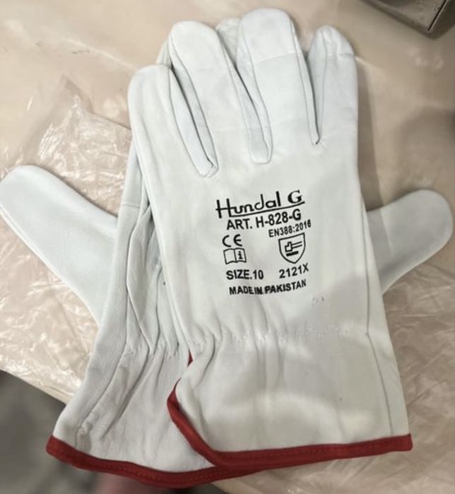 Перчатки рабочие кожанные