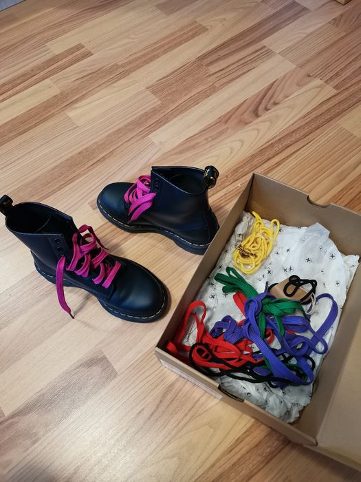 Bocanci Dr. Martens Navy 37