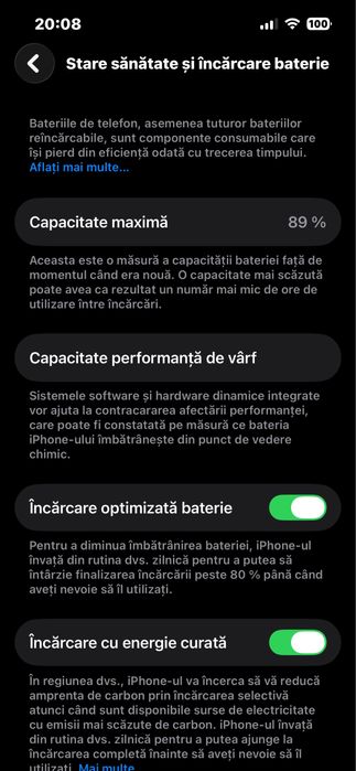 Iphone 13 , 128 gb , sănătate baterie 89%