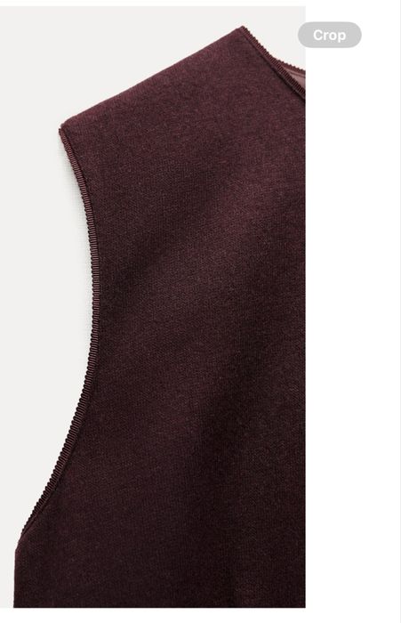 Rochie noua, visinie, din lana,  XS, midi, ZARA