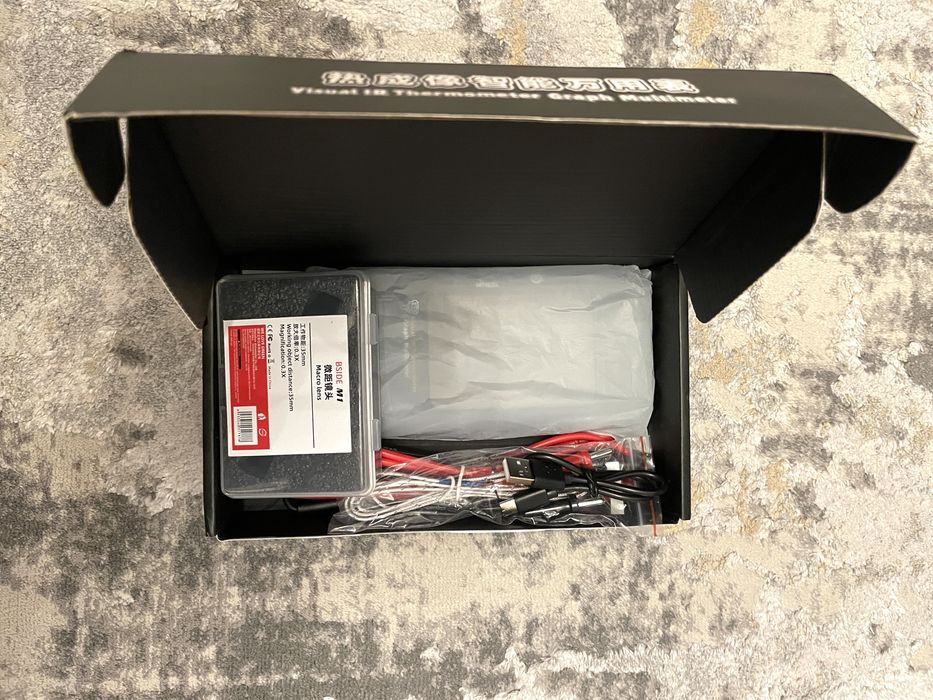 Multimetru profesional cu termoviziune pt. electricieni, nou!