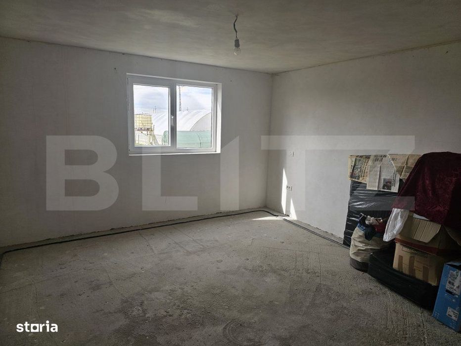Casa la rosu/semifinisata, P+E, 139 mp utili, 523 mp teren, Bradesti
