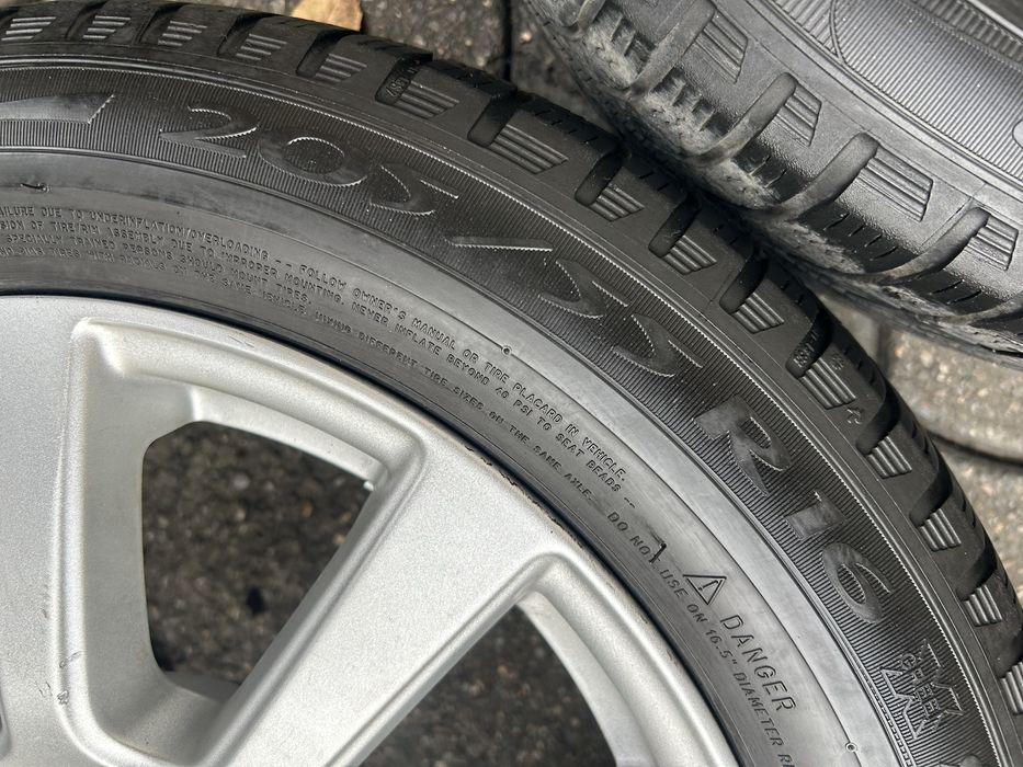 Jante aliaj 5x112mm, anvelope iarna 205/55 R16, VW, Audi, Seat, SKoda, Mercedes