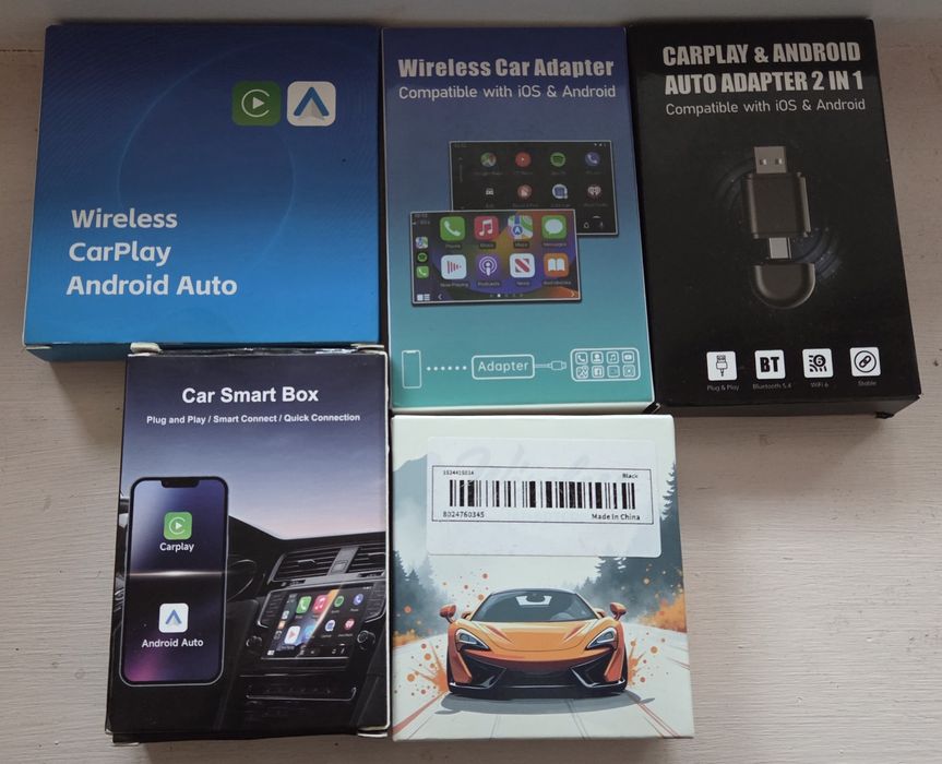 Adaptor Carplay, Android  Auto WiFi,Nou.
