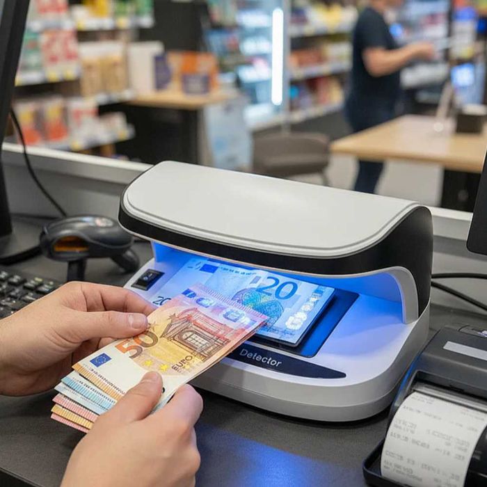 Детектор за фалшиви банкноти с UV LED светлина и акумулаторна батерия