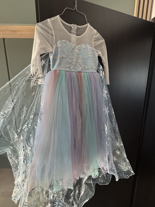 Rochie fetita Elsa Frozen 4 ani