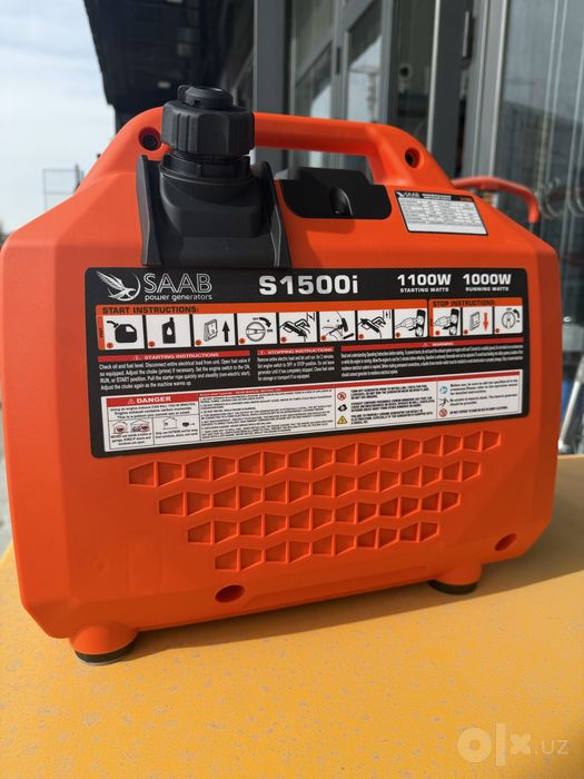 1 кВт инверторли генератор SAAB generator движок 220В ток S1500