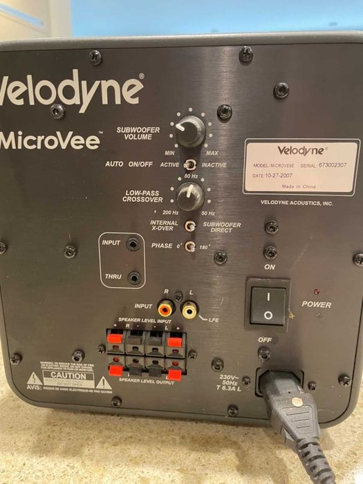 Subwoofer Velodyne MicroVee - 1000w !!! micul gigant