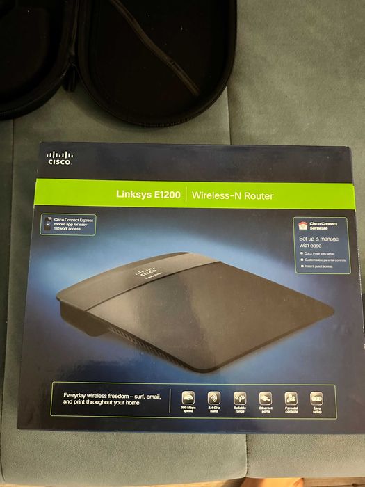 Router wireless Cisco Linksys E1200 – WiFi N, stare bună