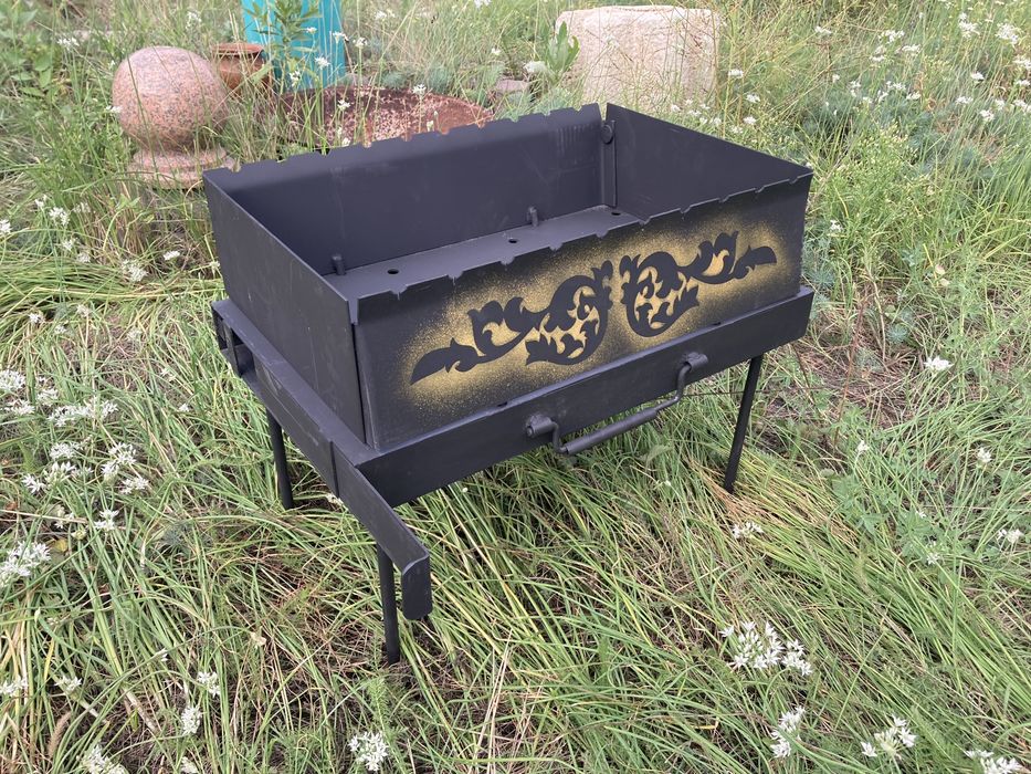 Мангал-чемодан, подарочный.