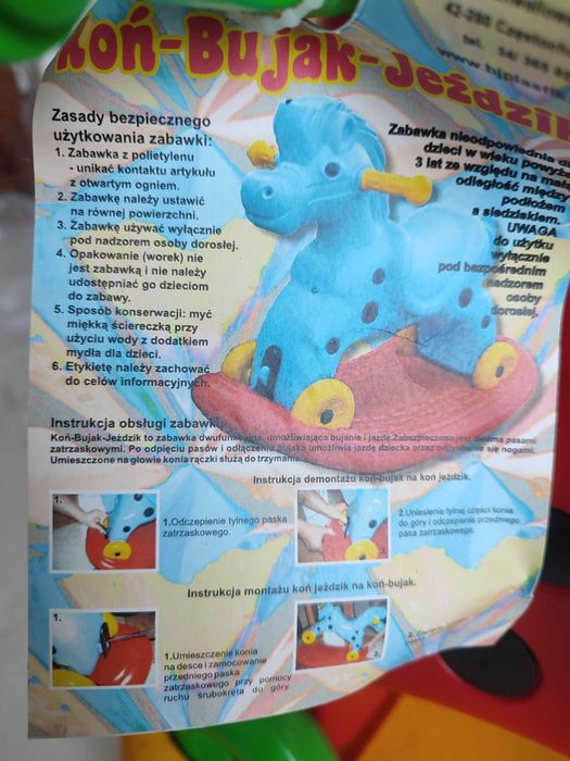 Calut balansoar cu roti bjPlastik polonia