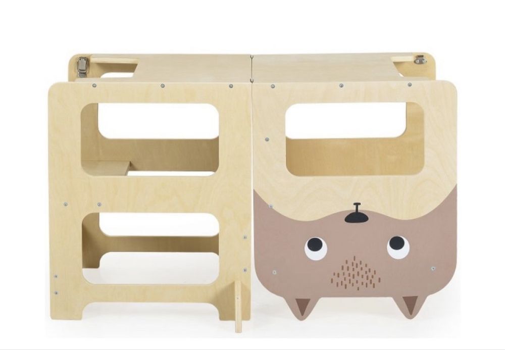 Дървена  кула 3 в 1  - Монтесори