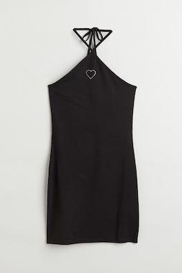 Rochie mulata cu bretea la gat si inimioara H&M