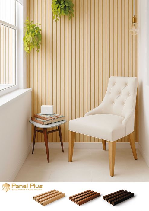 Panouri Decorative Premium - Marmură, Riflaj, Lemn și Autocolante