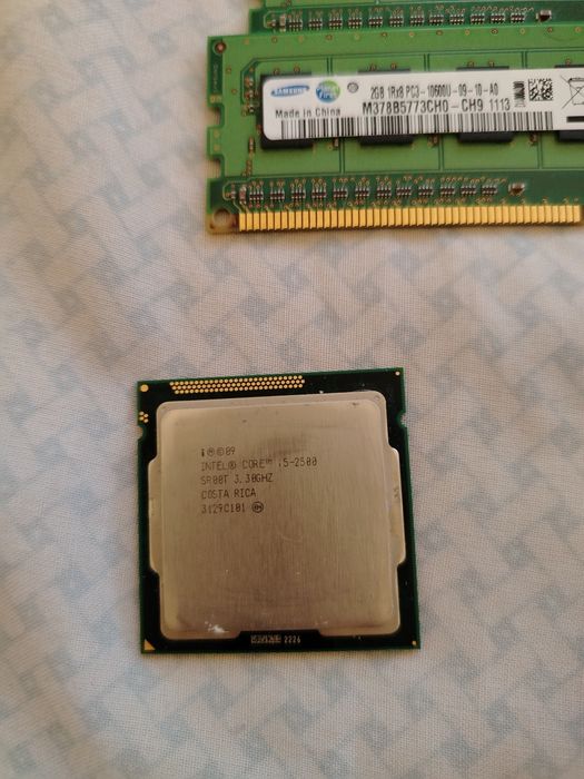 Комплект: Процесор Intel i5-2500 + Охладител + 8GB RAM + 500GB HDD