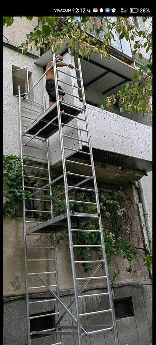 Мобилни алуминиеви скелета под наем - Размери по ваш избор!