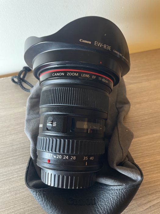 Obiectiv canon 17-40 f4.0 L