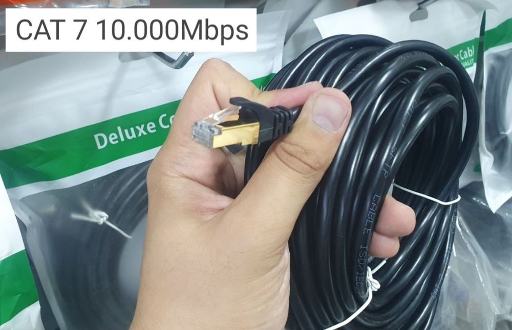 NEW GOLD CAT 7 лан кабель интернет скорость 10 Gbit/s