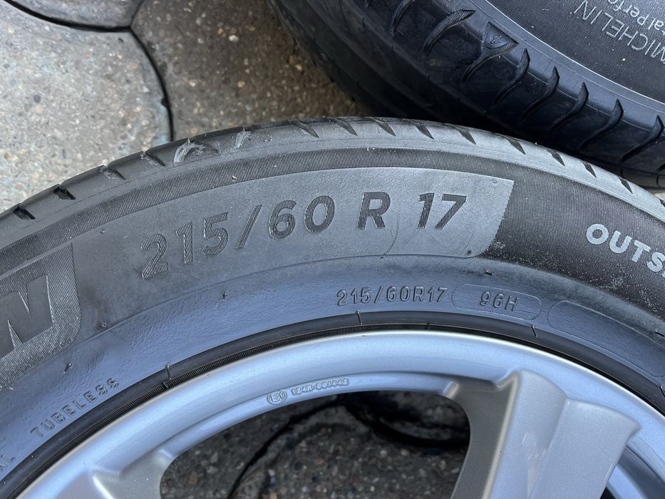 Jante aliaj 5x112mm, anvelope vara 215/60 R17, VW Tiguan, Audi Q3, Seat, Skoda