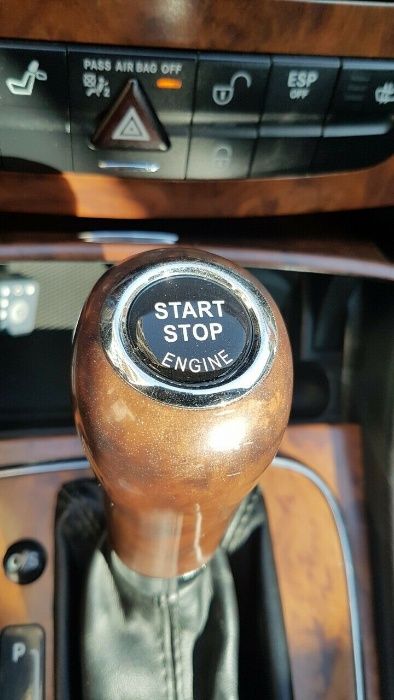 3D Stickere buton Start Stop Mercedes E-Class W211 / CLS-Class W219