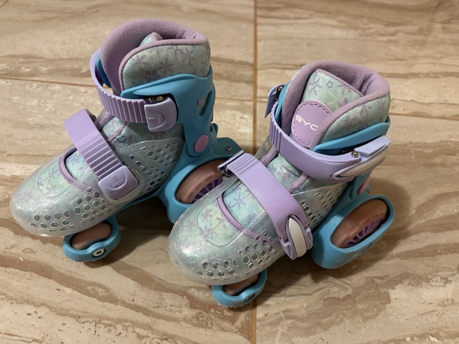 детски ролкови кънки №26–29 (регулируем размер)