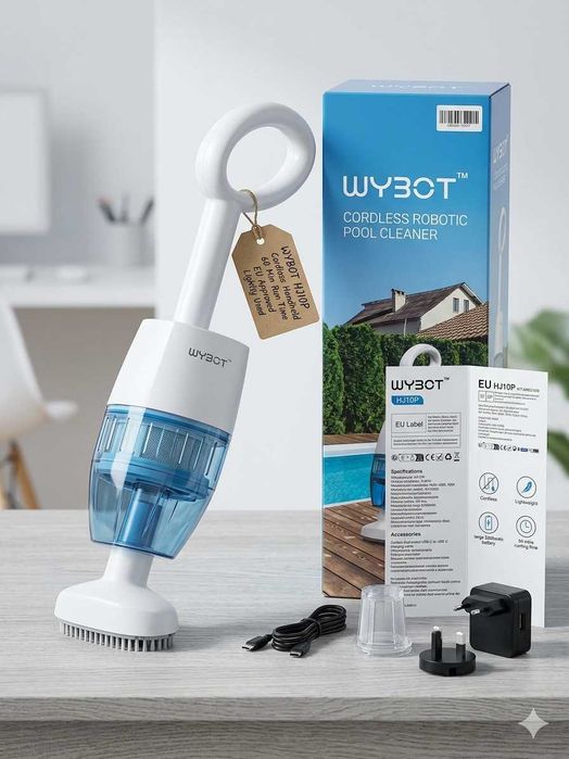 Нов безжичен роботизиран почистващ уред за басейни WYBOT HJ10P