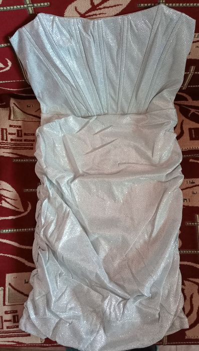 Rochie noua argintie M