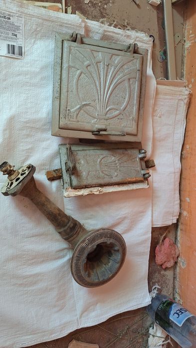 Arzător gaz ,uși soba teracotă