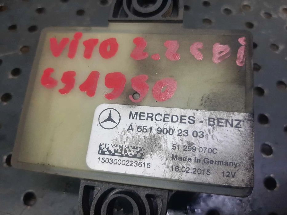 releu bujii 651950 mercedes  vito w447 2.2cdi euro 6  a6519002303