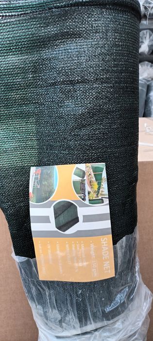 Plasa Umbrire/Delimitare verde cu tiv intarit si ochiuri de prindere