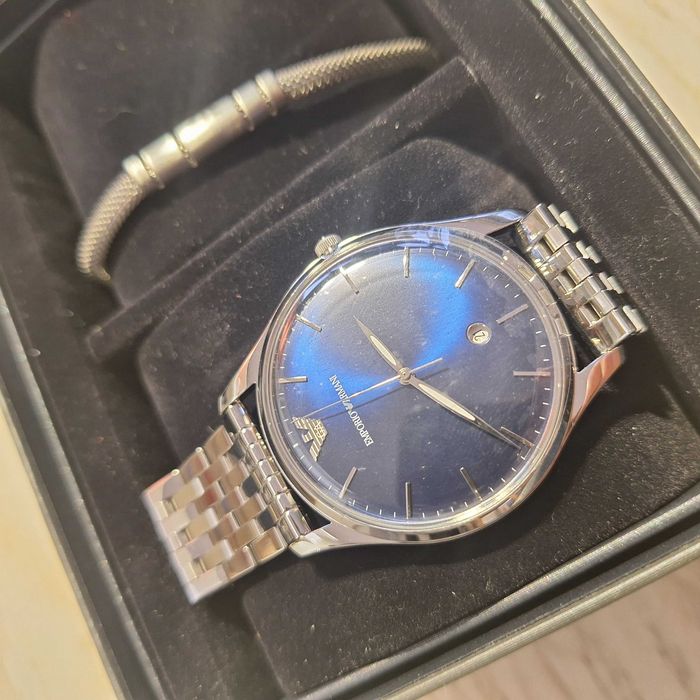 часовник + гривна комплект EMPORIO ARMANI