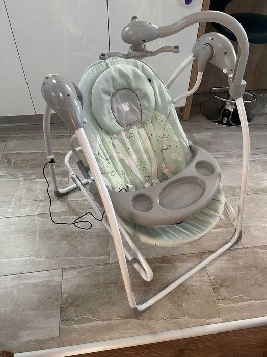 Люлка-шезлонг 2 в 1 KIKKA BOO MIA STELLA MINT