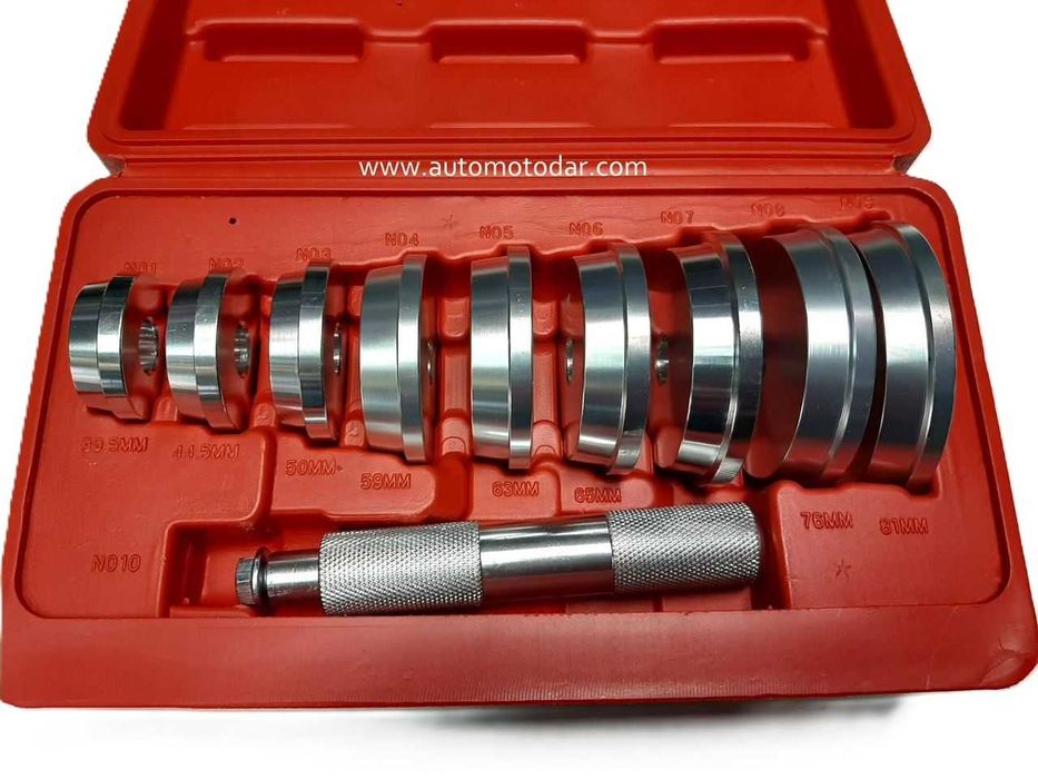 Комплект за набиване и избиване на лагери втулки и семеринги