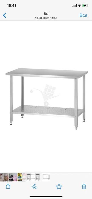 Продам новый стол и мойку из нержавейки